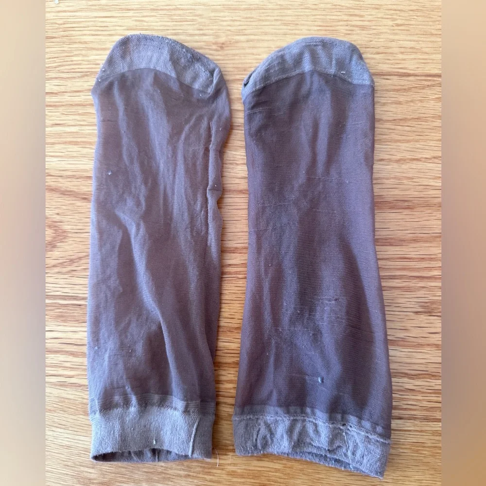 Calvin Klein tan nylon socks